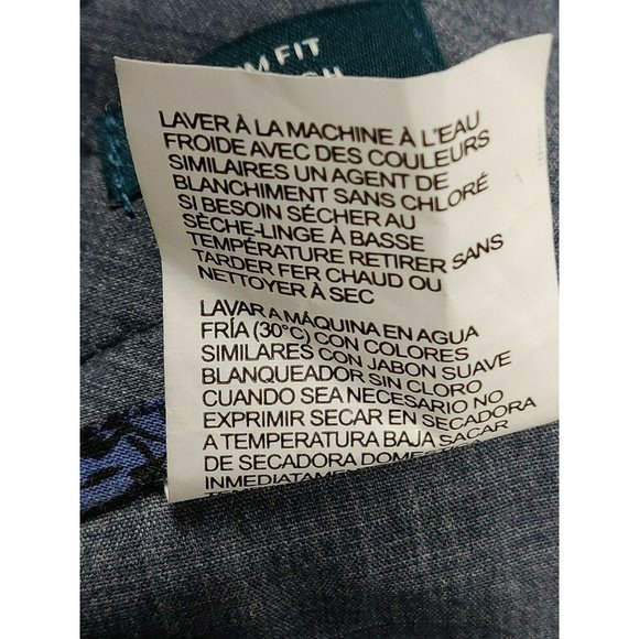 Perry Ellis Mens Pants 32*34 Chino Khaki Resist - Picture 13 of 14